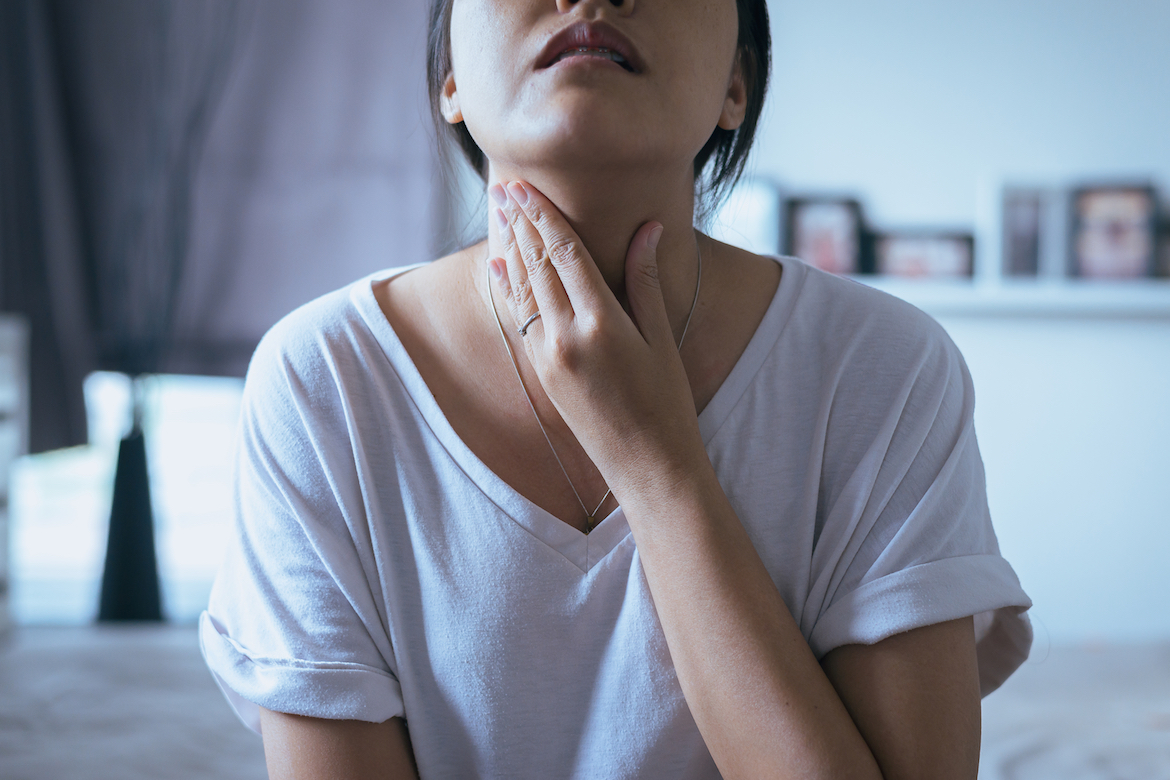 Sore Throat And Marks On Tongue